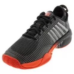 K-Swiss K- Swiss Men's Hypercourt Supreme Tennis Shoes Asphalt And Jet Black