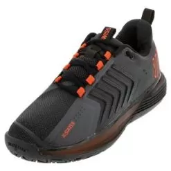 K-Swiss K- Swiss Men's Ultrashot 3 Tennis Shoes Asphalt And Jet Black