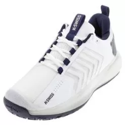 K- Swiss Men's Ultrashot 3 Tennis Shoes White And Peacoat