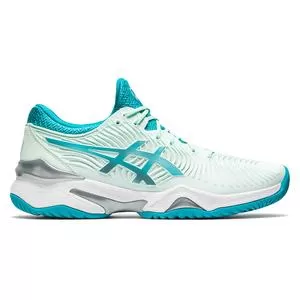 Asics Women's Court FF 2 Tennis Shoes Bio Mint And Lagoon 2 Asics Women's Court FF 2 Tennis Shoes Bio Mint And Lagoon - Image 2