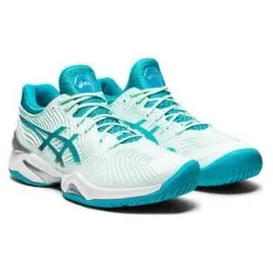 Asics Women's Court FF 2 Tennis Shoes Bio Mint And Lagoon