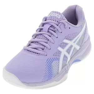 Asics Women's GEL-Game 8 Tennis Shoes Murasaki And White 7 Asics Women's GEL-Game 8 Tennis Shoes Murasaki And White - Image 7
