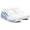 Asics Women's GEL-Dedicate 7 Tennis Shoes White And Periwinkle Blue