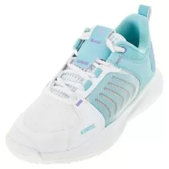K-Swiss K- Swiss Women's Ultrashot Team Tennis Shoes Brilliant White And Angel Blue