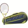 Babolat Boost Aero Rafa + Yellow Club Bag Tennis Bundle