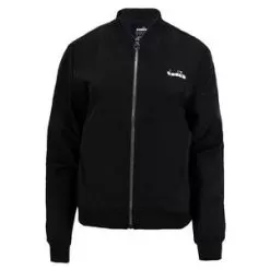 Diadora Women's Challenge Full Zip Tennis Jacket Black