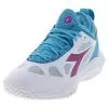 Diadora Women's Speed Blushield Fly 3 Plus AG Tennis Shoes White And Aquarius