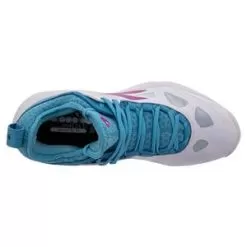 Diadora Women's Speed Blushield Fly 3 Plus AG Tennis Shoes White And Aquarius 9 Diadora Women's Speed Blushield Fly 3 Plus AG Tennis Shoes White And Aquarius -Tennis Passion 176948 D0117F22 3