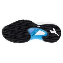 Diadora Men's Speed Blushield Fly 3 Plus Clay Tennis Shoes White And Black -Tennis Passion 176953 C9811F22 5