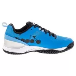 Diadora Men's Blushield Torneo AG Tennis Shoes Blue Jewel And White -Tennis Passion 178086 C9806F2202 Right