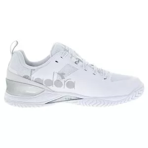 Diadora Women's Blushield Torneo AG Tennis Shoes White 4 Diadora Women's Blushield Torneo AG Tennis Shoes White - Image 4