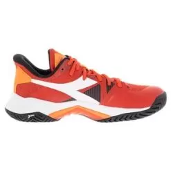Diadora Men's B.Icon AG Tennis Shoes Fiery Red And White -Tennis Passion 178115 C6713S22 R