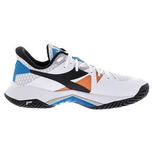 Diadora Men's B.Icon AG Tennis Shoes White And Black 3 Diadora Men's B.Icon AG Tennis Shoes White And Black - Image 3