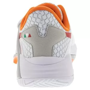Diadora Women's B.Icon AG Tennis Shoes White And Fiery Red 5 Diadora Women's B.Icon AG Tennis Shoes White And Fiery Red - Image 5