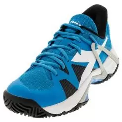 Diadora Men's B.Icon AG Tennis Shoes Aquarius And White