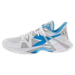 Diadora Women's B.Icon AG Tennis Shoes White And Aquarius