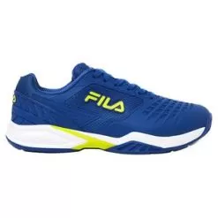 Fila Men's Axilus 2 Energized Tennis Shoes Blue Loitte And Evening Primrose -Tennis Passion 1TM01748 425U22 Right