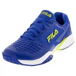 Fila Men's Axilus 2 Energized Tennis Shoes Blue Loitte And Evening Primrose -Tennis Passion 1TM01748 425U22 x