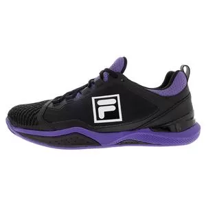 Fila Men's SpeedServe Energized Tennis Shoes Black And White 5 Fila Men's SpeedServe Energized Tennis Shoes Black And White - Image 5