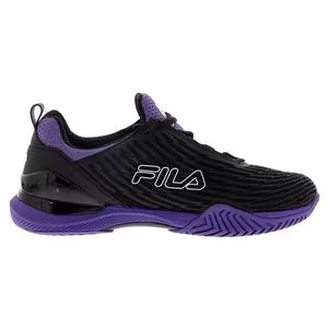Fila Men's SpeedServe Energized Tennis Shoes Black And White 3 Fila Men's SpeedServe Energized Tennis Shoes Black And White - Image 3