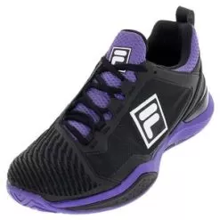 Fila Men's SpeedServe Energized Tennis Shoes Black And White