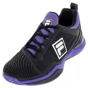 Fila Men's SpeedServe Energized Tennis Shoes Black And White 1 Fila Men's SpeedServe Energized Tennis Shoes Black And White