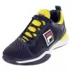 Fila Men's SpeedServe Energized Tennis Shoes Navy And Buttercup