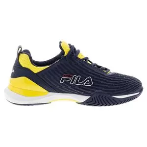 Fila Men's SpeedServe Energized Tennis Shoes Navy And Buttercup 2 Fila Men's SpeedServe Energized Tennis Shoes Navy And Buttercup - Image 2