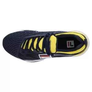Fila Men's SpeedServe Energized Tennis Shoes Navy And Buttercup 6 Fila Men's SpeedServe Energized Tennis Shoes Navy And Buttercup - Image 6