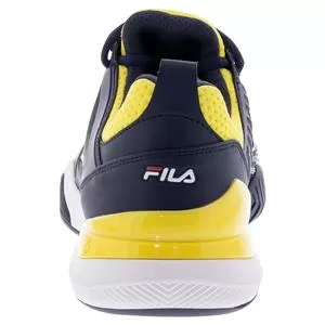 Fila Men's SpeedServe Energized Tennis Shoes Navy And Buttercup 5 Fila Men's SpeedServe Energized Tennis Shoes Navy And Buttercup - Image 5