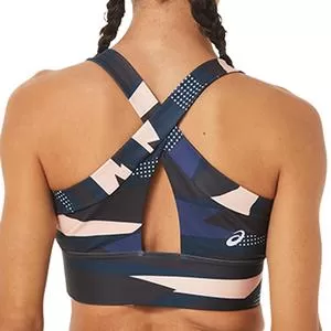 Asics Women's 92 Love Core Printed Tennis Training Bra 5 Asics Women's 92 Love Core Printed Tennis Training Bra - Image 5