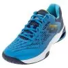 Lotto Men's Mirage 100 Speed Tennis Shoes Blue Ocean And Saffron