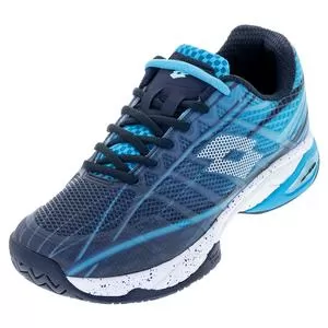 Lotto Men's Mirage 300 Speed Tennis Shoes Navy Blue And All White 1 Lotto Men's Mirage 300 Speed Tennis Shoes Navy Blue And All White