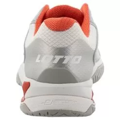 Lotto Women's Mirage 100 Speed Tennis Shoes All White And Red Poppy -Tennis Passion 210739 68MF2203 5