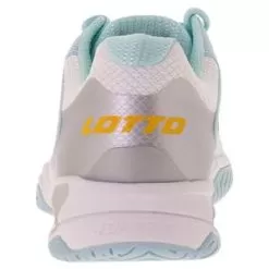 Lotto Women's Mirage 100 Speed Tennis Shoes All White And Saffron -Tennis Passion 210739 8T3S22 31