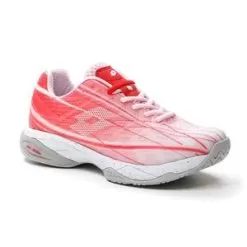 Lotto Women's Mirage 300 Speed Tennis Shoes Pink Cherry And All White