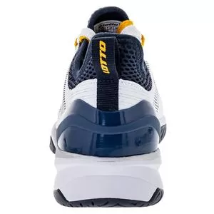 Lotto Men's Mirage 200 Speed Tennis Shoes All White And Navy Blue 5 Lotto Men's Mirage 200 Speed Tennis Shoes All White And Navy Blue - Image 5