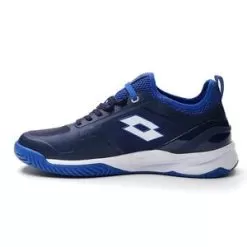 Lotto Men's Mirage 200 Speed Tennis Shoes Navy Blue And All White 7 Lotto Men's Mirage 200 Speed Tennis Shoes Navy Blue And All White -Tennis Passion 213627 9FDF22 3