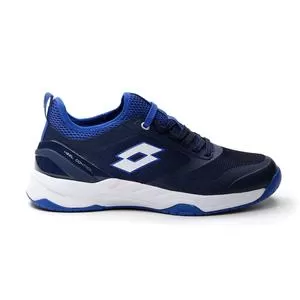 Lotto Men's Mirage 200 Speed Tennis Shoes Navy Blue And All White 2 Lotto Men's Mirage 200 Speed Tennis Shoes Navy Blue And All White - Image 2