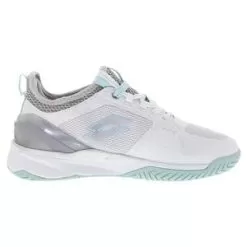 Lotto Women's Mirage 200 Speed Tennis Shoes All White And Silver Metal 2 -Tennis Passion 213634 8JOS22 R