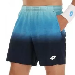 Lotto Men's Top IV 7 Inch Tennis Short Blue Atoll And Navy -Tennis Passion 217345 3TES22 3