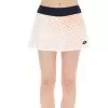 Lotto Women's Top IV Tennis Skort Bright White And Orange Beat
