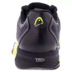 Head Men's Revolt Pro 4.0 Tennis Shoes Black And Yellow -Tennis Passion 273102BKYE S2206 B