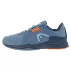 Head Men's Sprint Team 3.5 Tennis Shoes Bluestone And Orange -Tennis Passion 273322BSOR S22 left