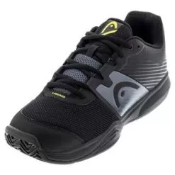 Head Men's Revolt Court Tennis Shoes Black And Grey