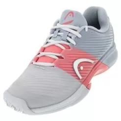 Head Women's Revolt Pro 4.0 Tennis Shoes Grey And Coral 13 Head Women's Revolt Pro 4.0 Tennis Shoes Grey And Coral -Tennis Passion 274102GRCO S22 x