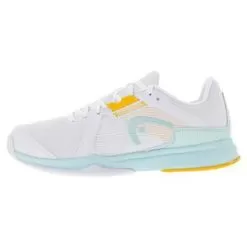 Head Women's Sprint Team 3.5 Tennis Shoes White And Aqua -Tennis Passion 274322WHAQ S22 L