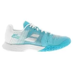 Babolat Women's Jet Mach II All Court Tennis Shoes Capri And White -Tennis Passion 31F20630 4067F20 21