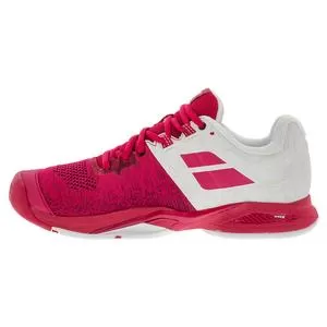 Babolat Women's Propulse Blast All Court Tennis Shoes White And Vivacious Red 2 Babolat Women's Propulse Blast All Court Tennis Shoes White And Vivacious Red - Image 2