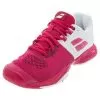 Babolat Women's Propulse Blast All Court Tennis Shoes White And Vivacious Red